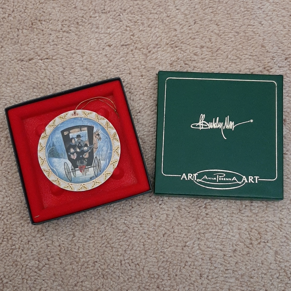 P. Buckley Moss Christmas Ornament